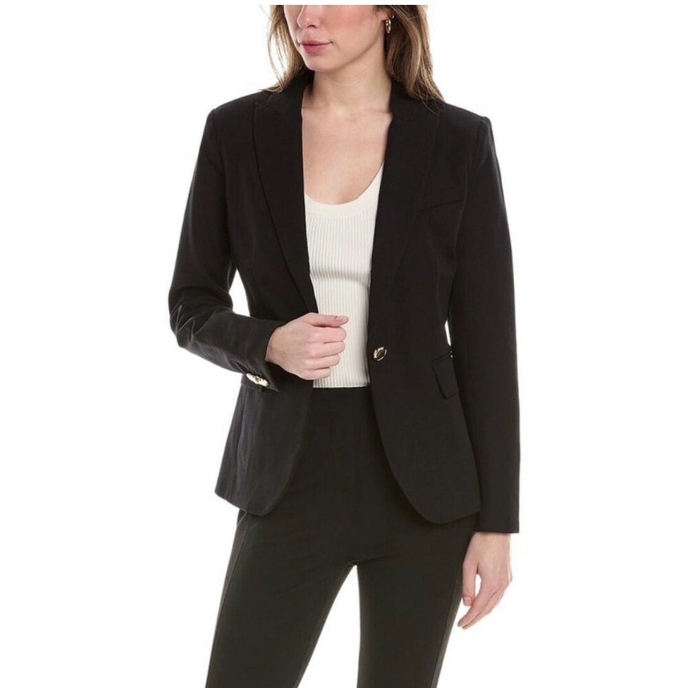 NWT Derek Lam 10 Crosby Allie Peak Lapel Blazer/Size 6/Midnight color